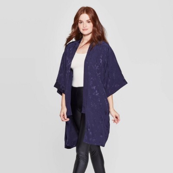 a new day Sweaters - A New Day Women's Floral Print Kimono